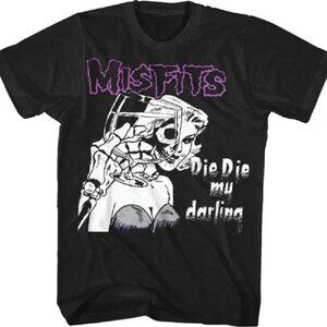 Misfits T-Shirt Die Die My Darling Punk Rock Band Fan Graphic Retro Tee 86